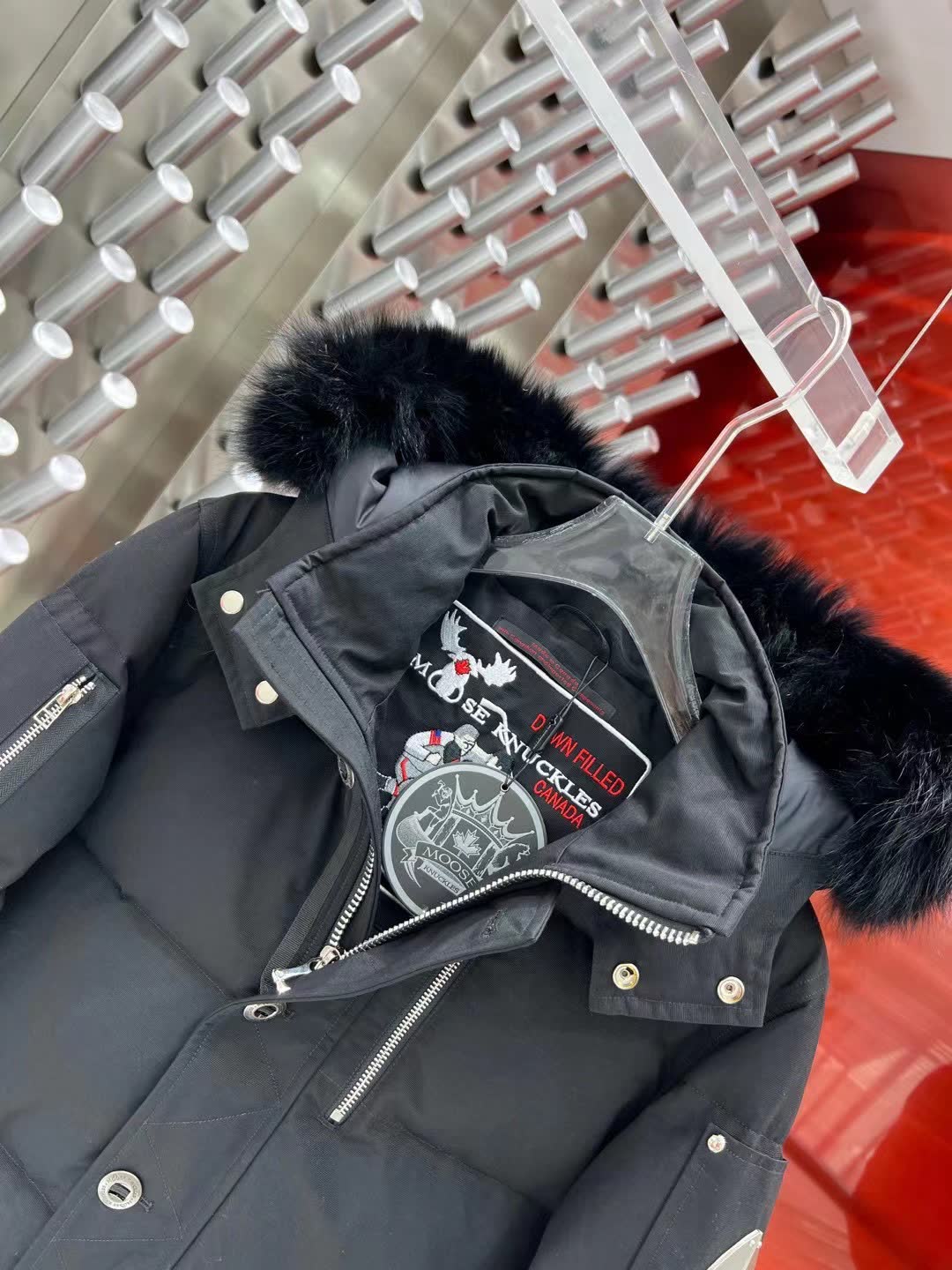 Moose Knuckles Hooded Down Jacket Moose Knuckles Hooded Down Jacket